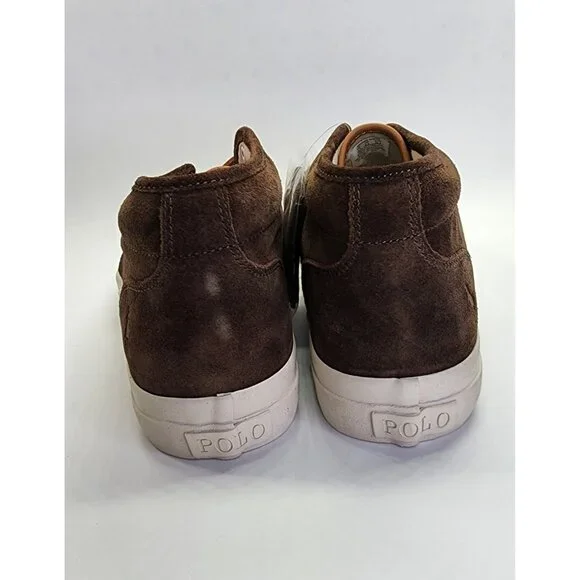 Polo Ralph Lauren Keaton Suede Chukka Boots Size 10.5D Brown Lace Up Casual - Picture 5 of 13